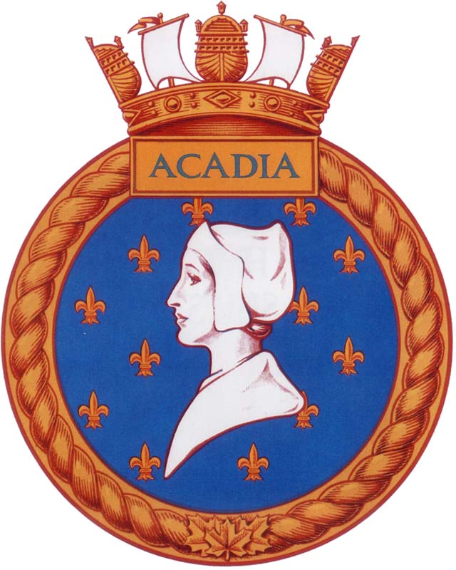 HMCS ACADIA Badge
