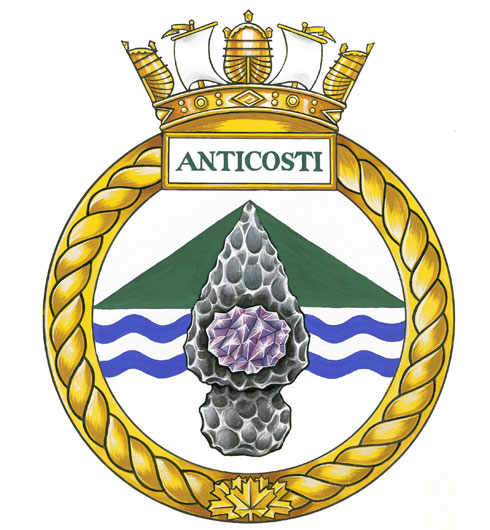 HMCS ANTICOSTI Badge