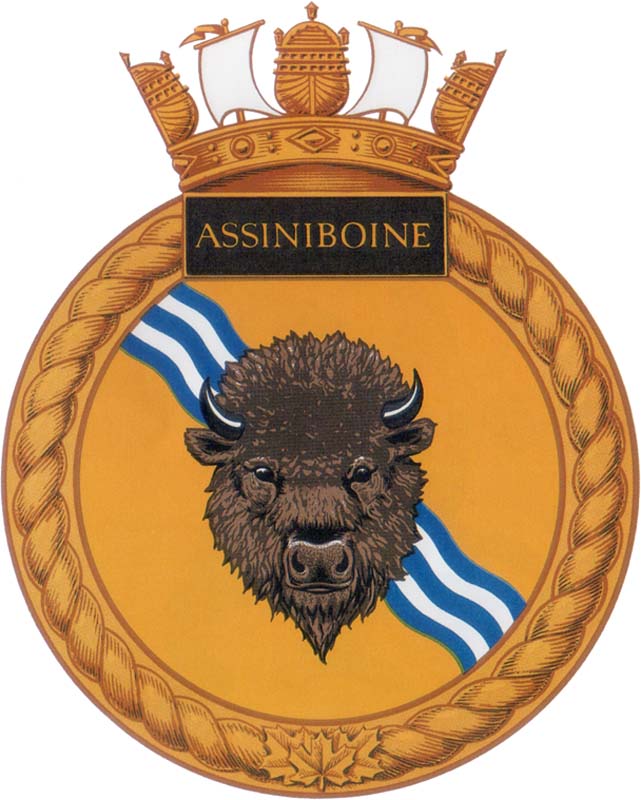 HMCS ASSINIBOINE  Badge
