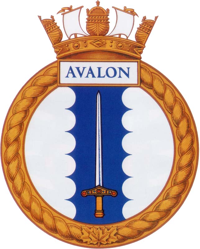 HMCS AVALON Badge