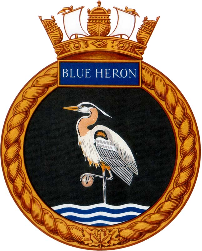 HMCS BLUE HERON Badge