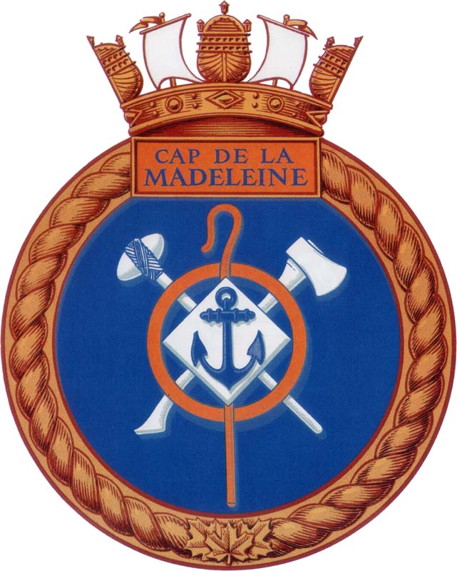 HMCS CAP de la MADELEINE Badge