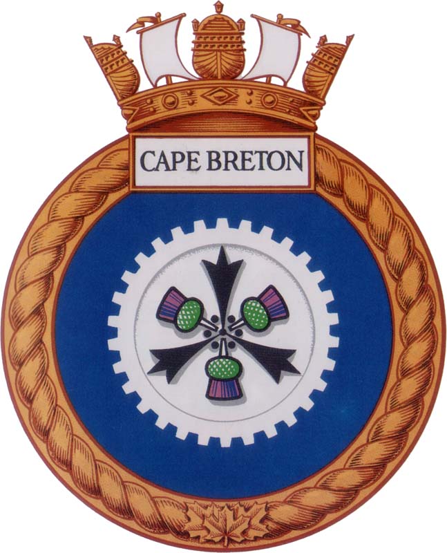 HMCS CAPE BRETON Badge