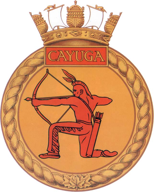 HMCS CAYUGA Badge