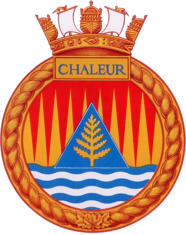 HMCS CHALEUR  Badge