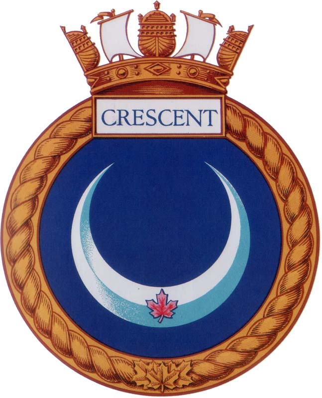 HMCS CRESCENT Badge