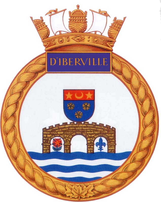 HMCS D'IBERVILLE Badge The Canadian Navy