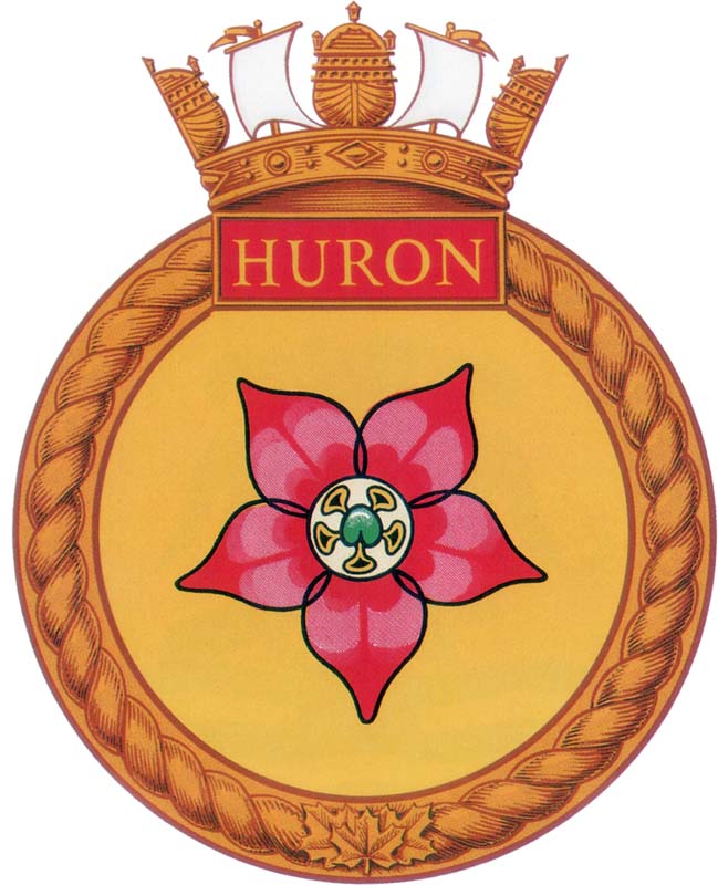HMCS HURON Badge