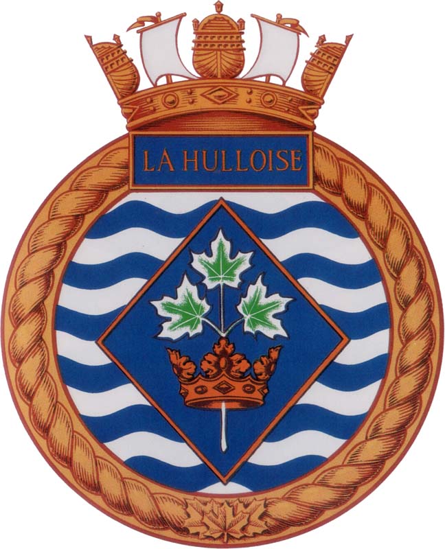 HMCS La HULLOISE Badge