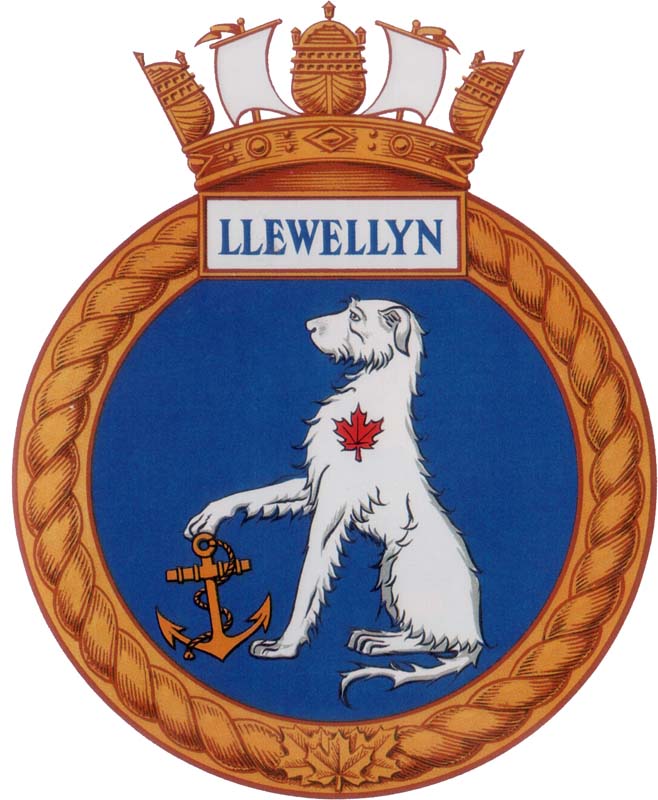 HMCS LLEWELLYN Badge