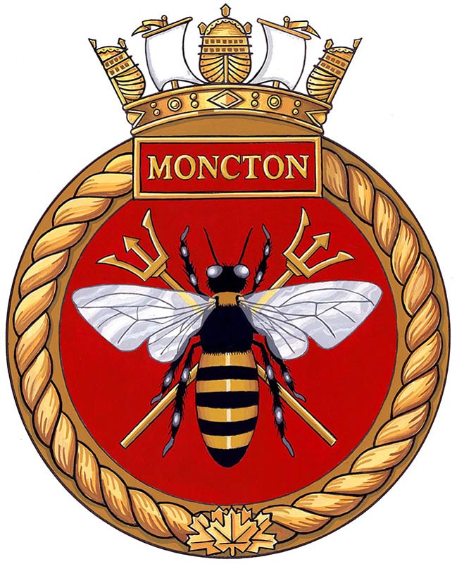 HMCS MONCTON Badge