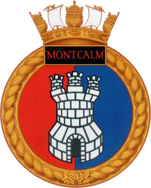 HMCS MONTCALM Badge