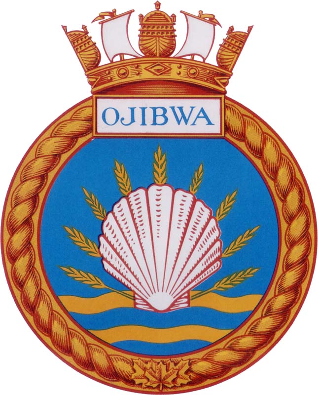 HMCS OJIBWA Badge