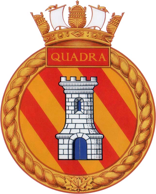 HMCS QUADRA Badge