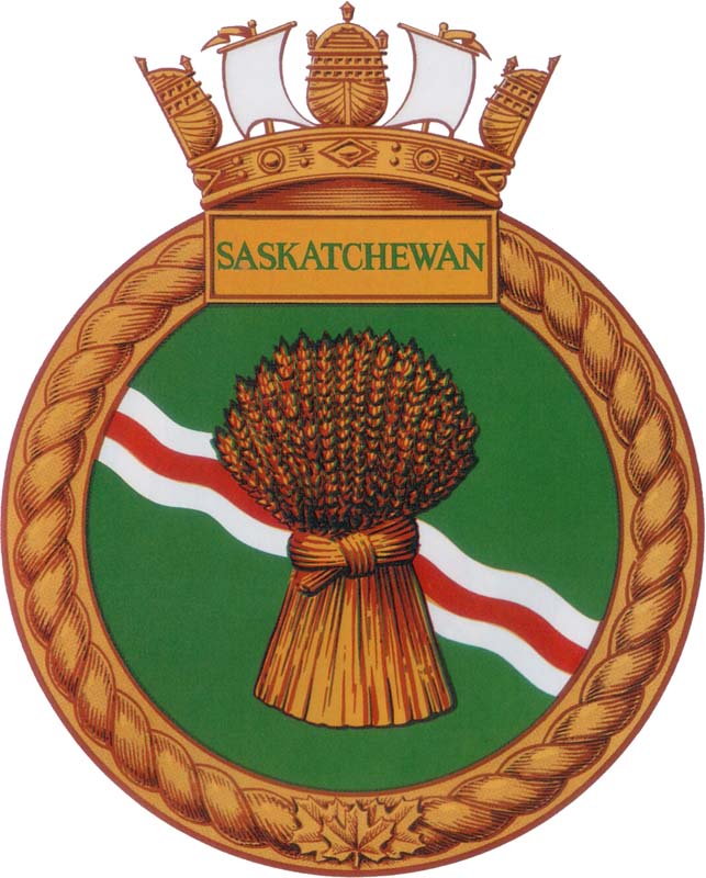 HMCS SASKATCHEWAN Badge