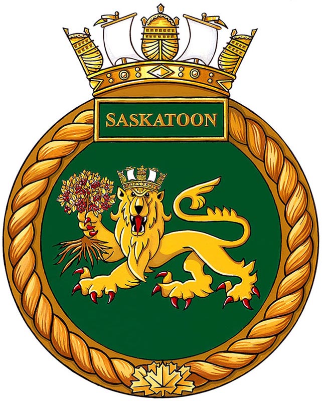 HMCS SASKATOON Badge