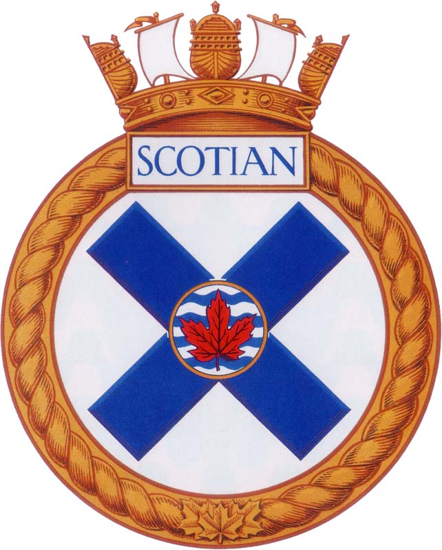 HMCS SCOTIAN Badge