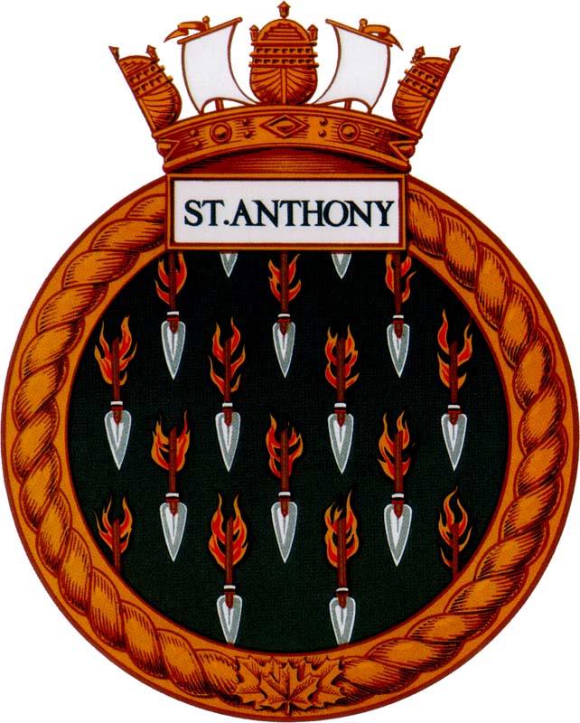 HMCS ST. ANTHONY Badge