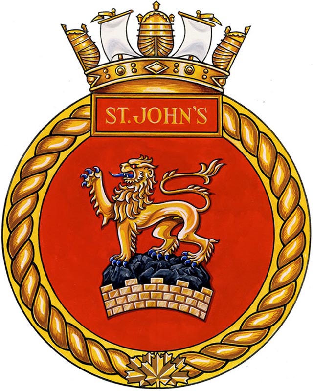 HMCS ST. JOHNS Badge