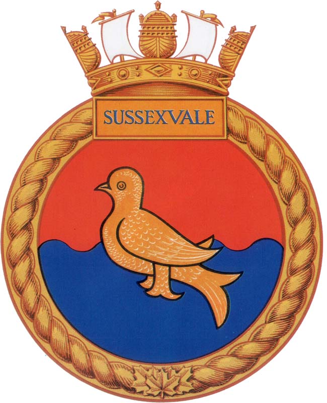 HMCS SUSSEXVALE Badge