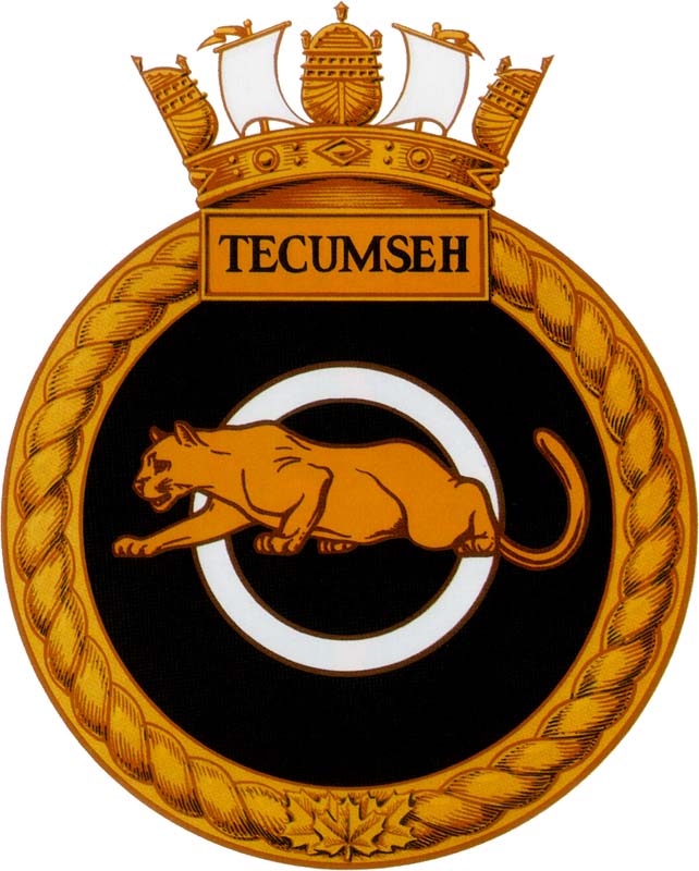 HMCS TECUMSEH Badge