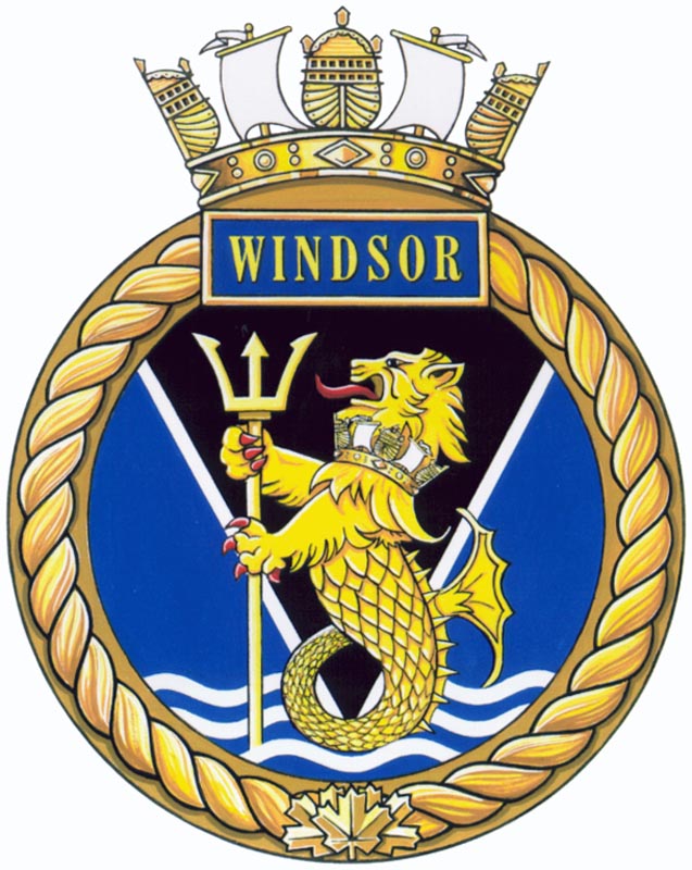 HMCS WINDSOR Badge