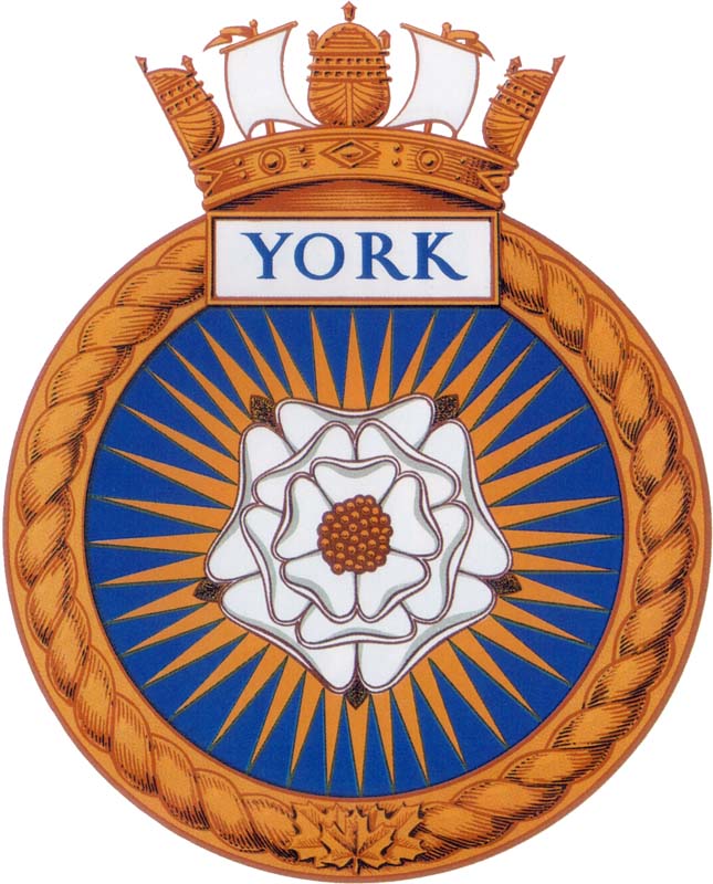 HMCS YORK Badge
