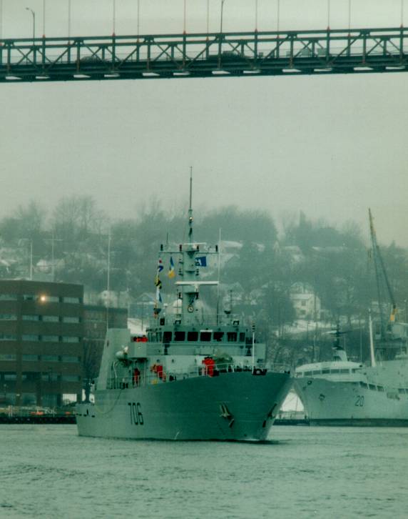 HMCS YELLOWKNIFE in Halifax, NS.