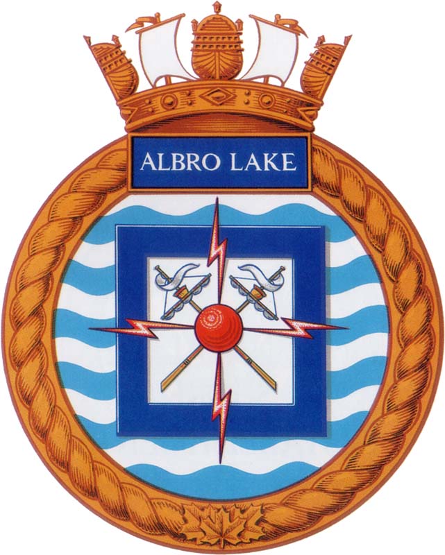 HMCS ALBRO LAKE Badge