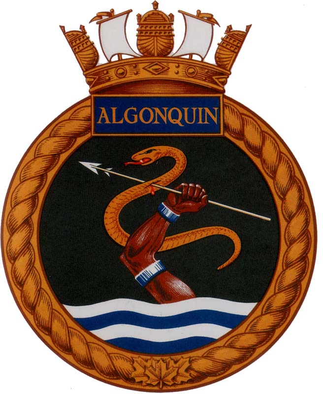 HMCS ALGONQUIN Badge