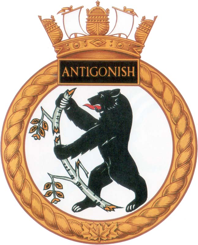 HMCS ANTIGONISH Badge