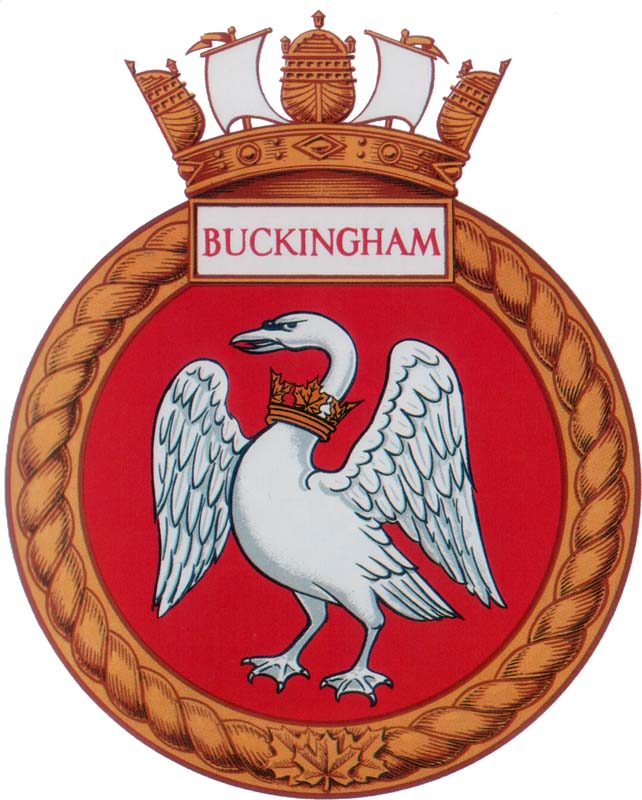 HMCS BUCKINGHAM Badge