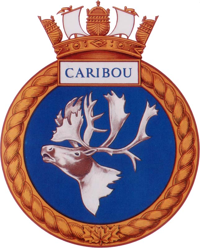 HMCS CARIBOU Badge
