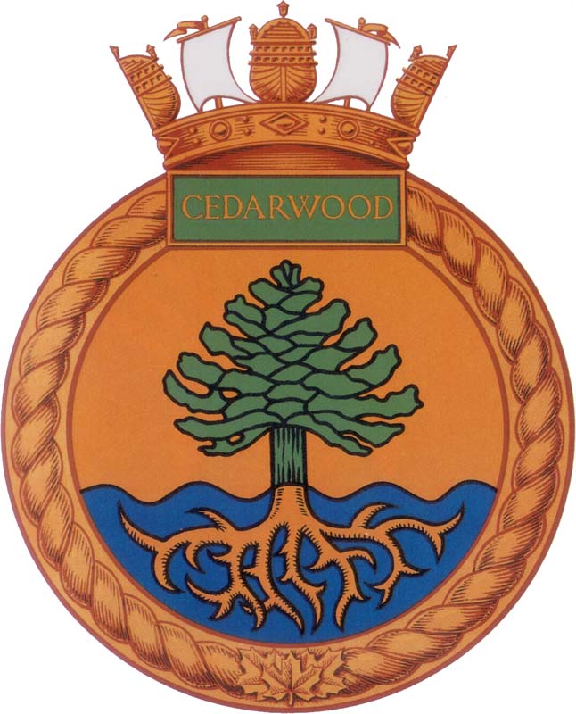 HMCS CEDARWOOD Badge