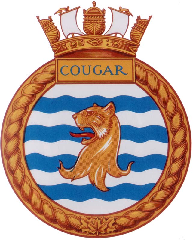 HMCS COUGAR Badge