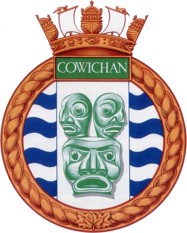 HMCS COWICHAN  Badge