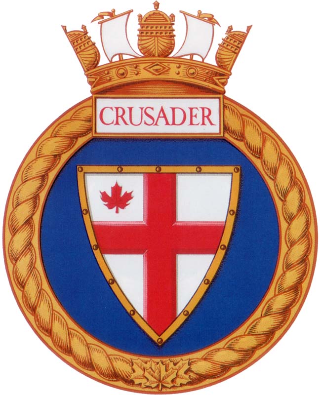 HMCS CRUSADER Badge