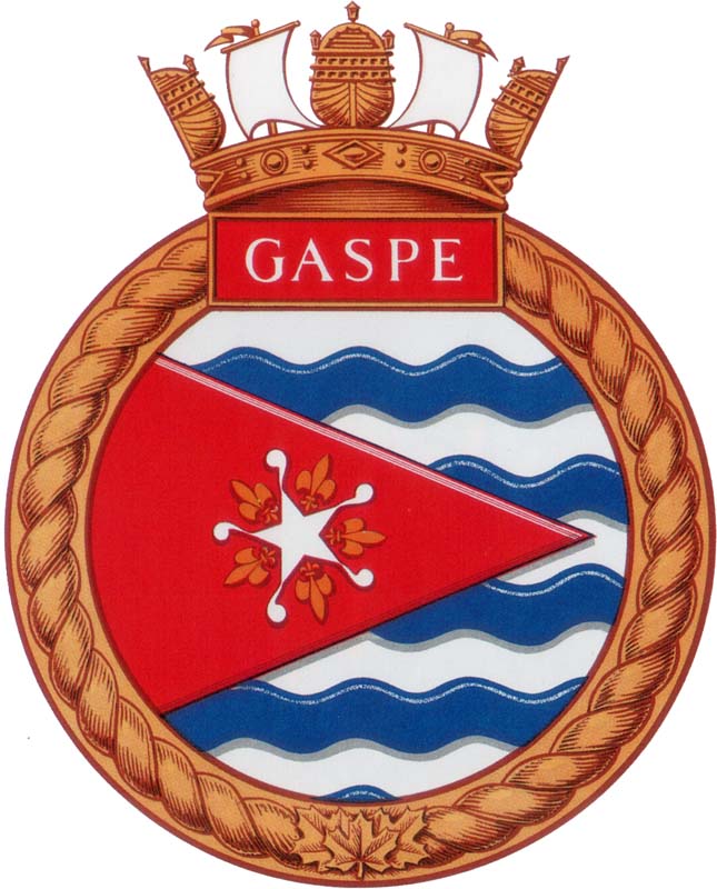 HMCS GASPE Badge