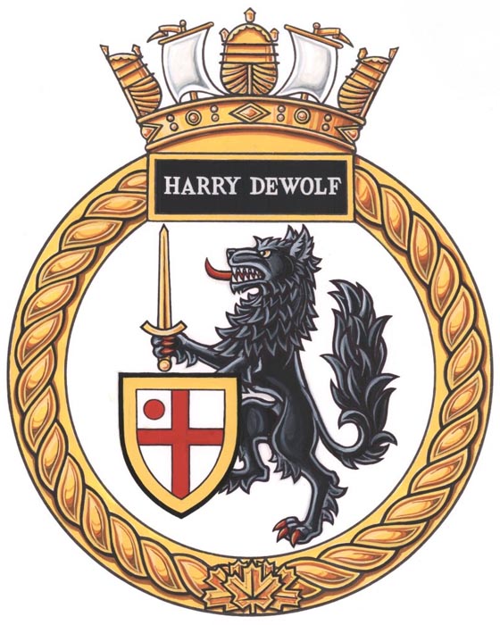 HMCS HARRY DEWOLF  Badge