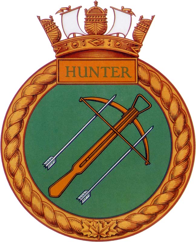 HMCS HUNTER Badge