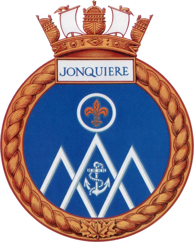 HMCS JONQUIERE Badge