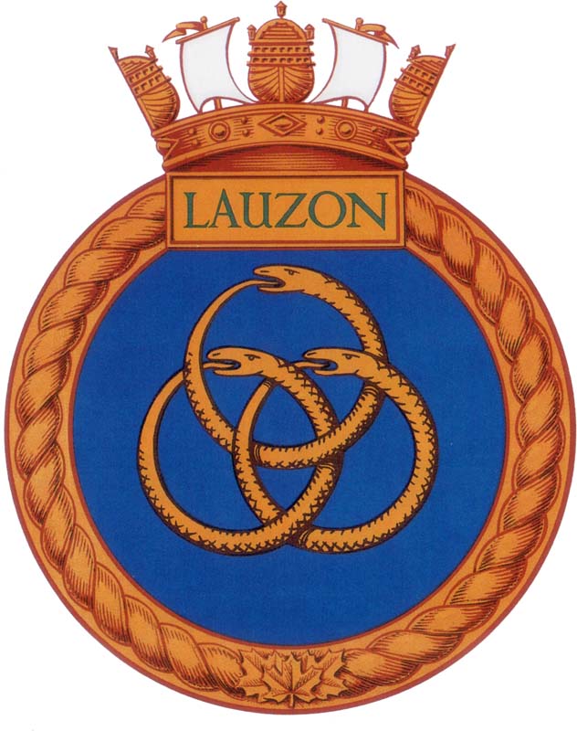HMCS LAUZON Badge