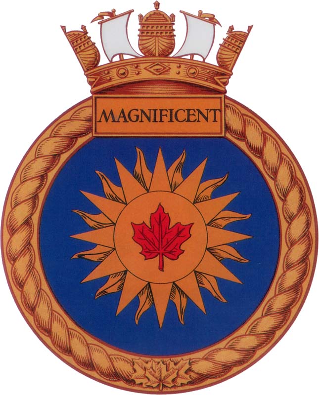HMCS MAGNIFICENT Badge
