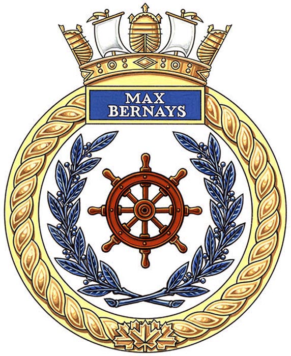 HMCS MAX BERNAYS Badge