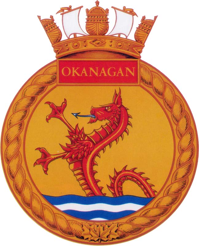 HMCS OKANAGAN Badge