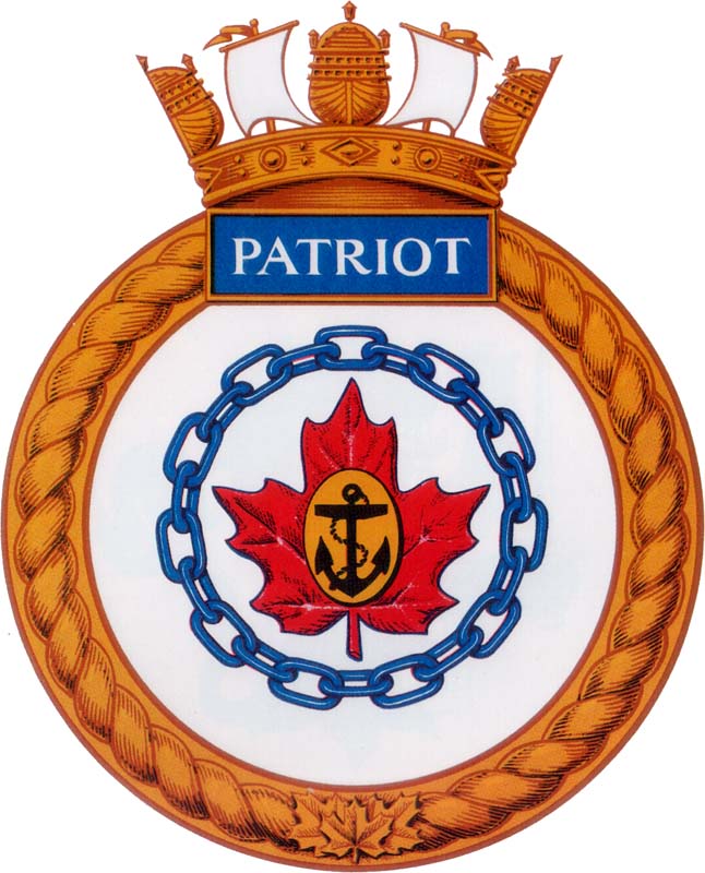 HMCS PATRIOT Badge