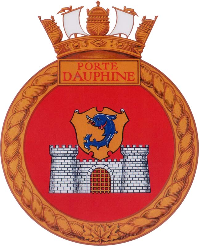HMCS PORTE DAUPHINE Badge