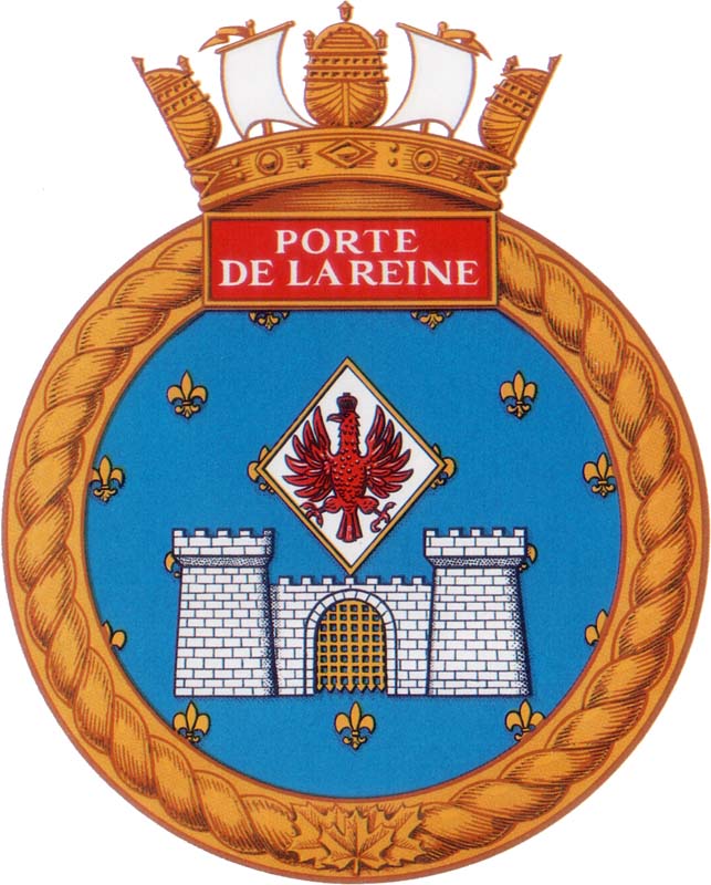 HMCS PORTE DE LA REINE Badge
