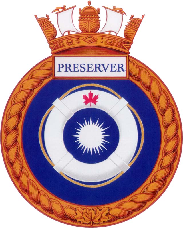 HMCS PRESERVER Badge