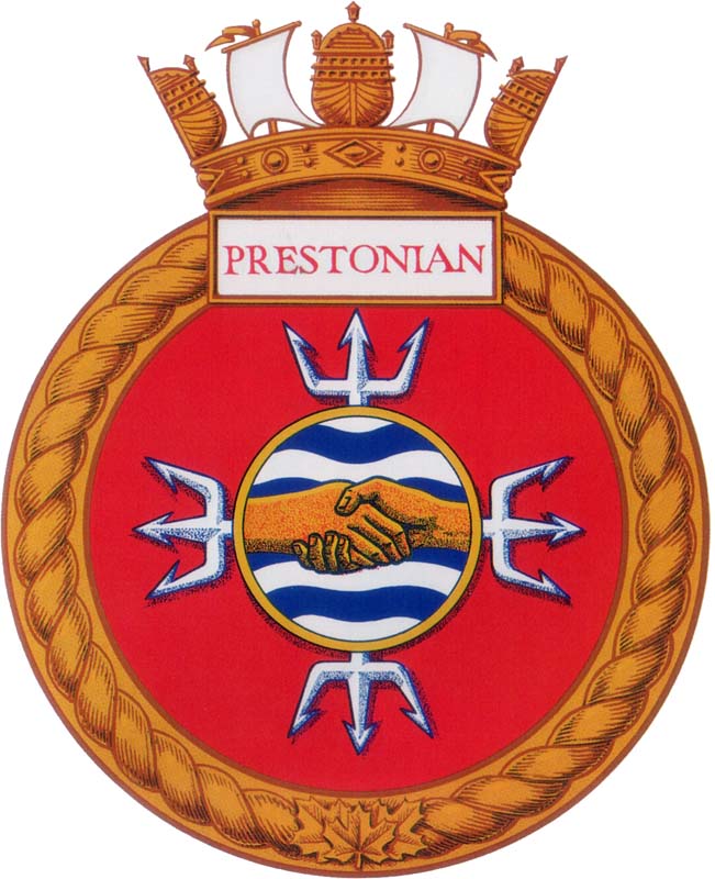 HMCS PRESTONIAN Badge